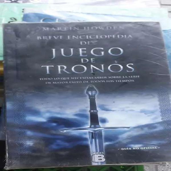 JUEGO DE TRONOS .BREVE ENCICLOPEDIA(nuevo,)