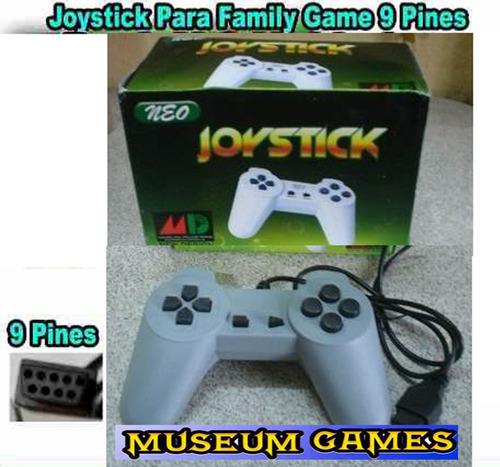 Joystick Family Game 8 Bits Ficha 9 Pines -local- Mg