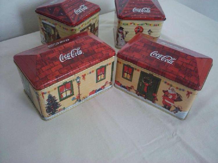 Lata Navideña Coca Cola RECTANGULAR