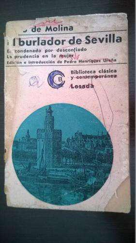 Libro El Burlador De Sevilla, Tirso De Molina, 1966