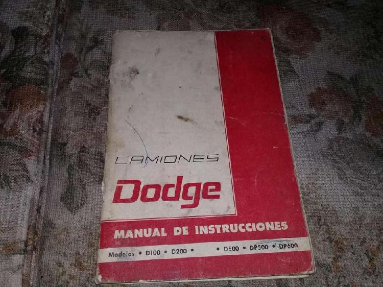 Manual De Instrucciones De Camiones Dodge