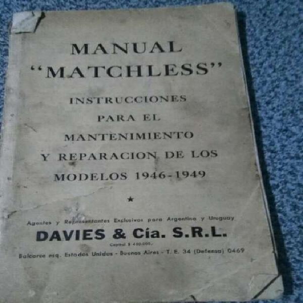 Manual Mantenimiento para Matchless