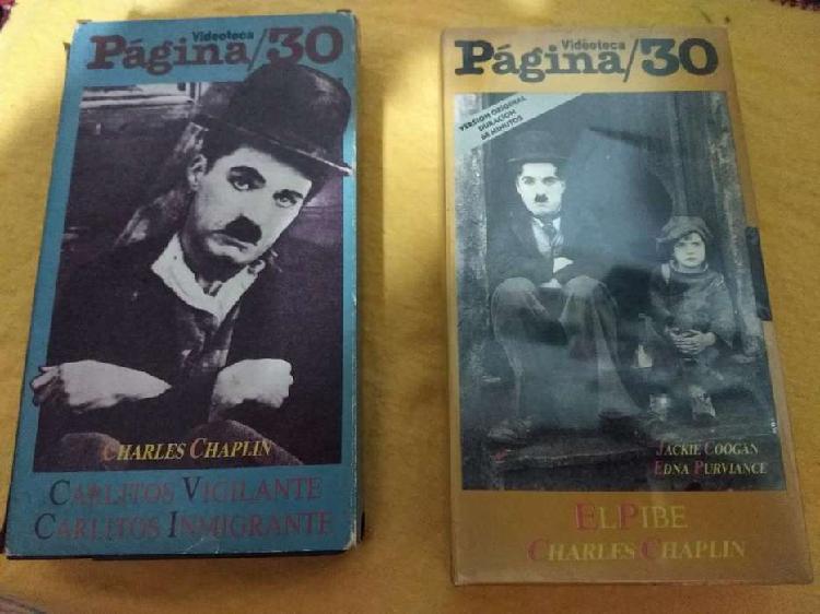 Peliculas en Vhs Chaplin