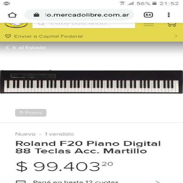 Piano Eléctrico Roland