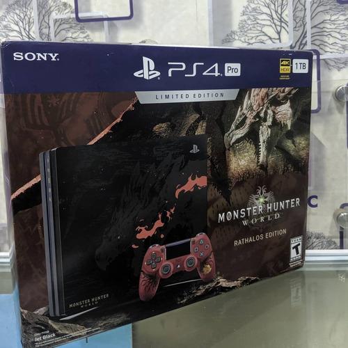 Ps4 Pro 1tb New Monster Hunter Special Limited Edition