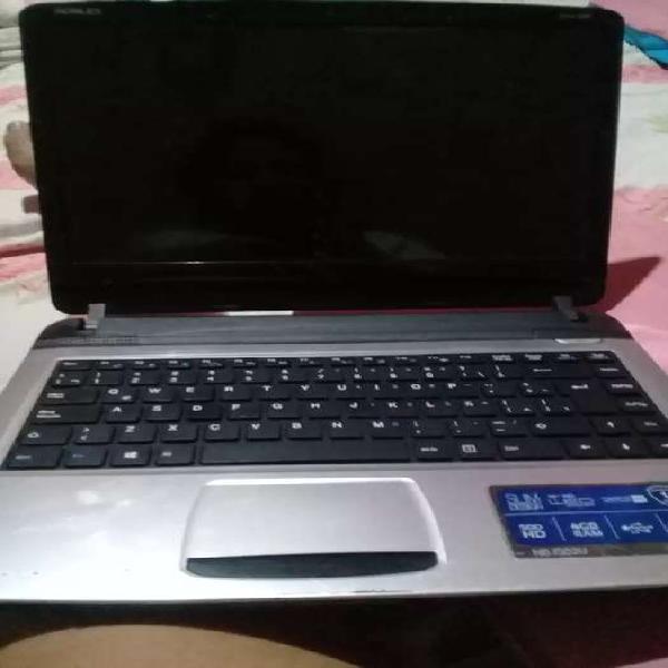 Vendo notebook personal pantalla golpeada. Con su cargador