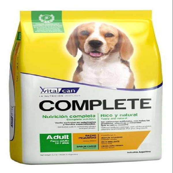 Vital Can Complete Adulto Raza Pequeña 12Kg. (Pollo o