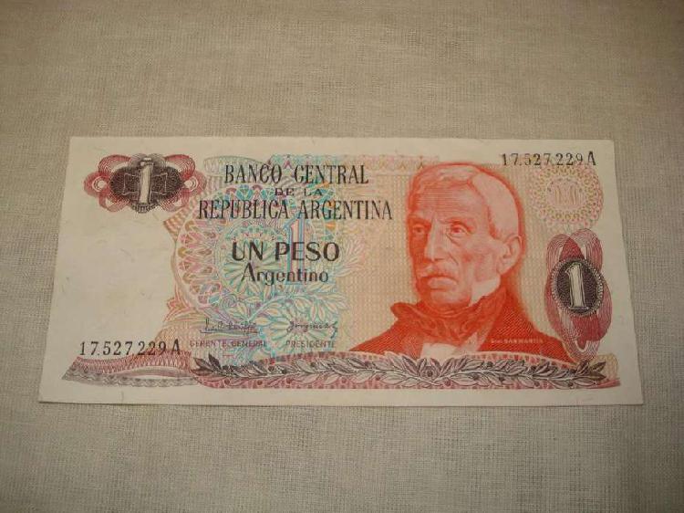 billete de 1 peso argentino...excelente!