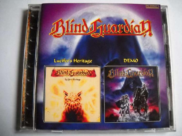 blind guardian lucifer's heritage / demo cd 2 en 1 como