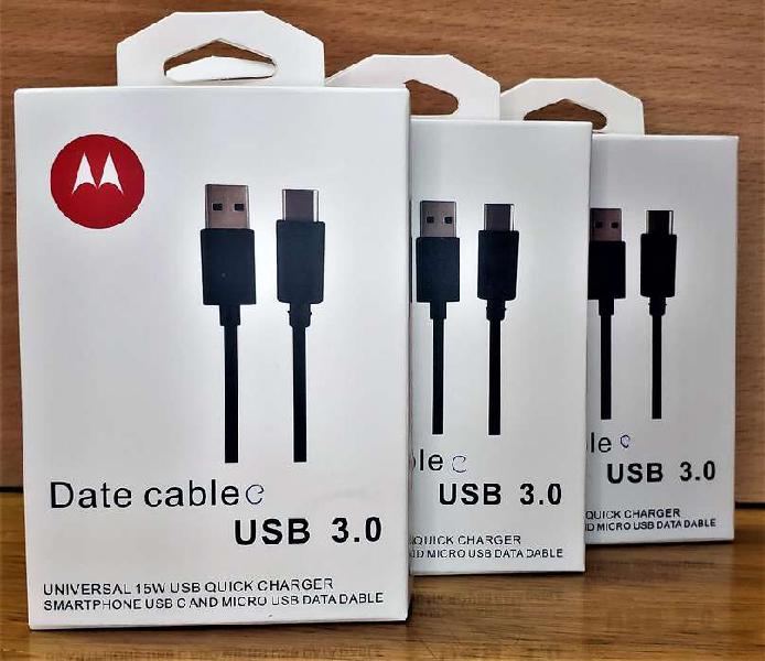 Cable de datos Motorola Tipo C Original usb 3.0
