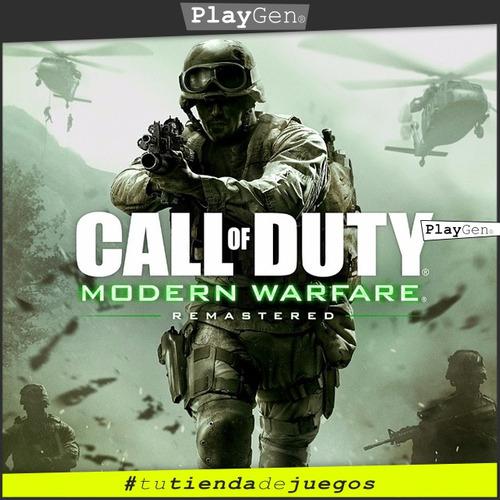 Call Of Duty Modern Warfare Remastered | Juego Ps4 Español