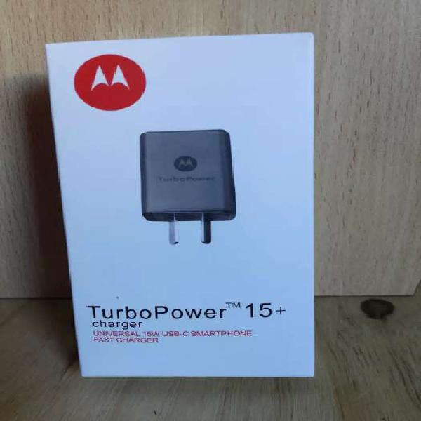 Cargador Power Motorola original Turbo 15 watts 3 amperes