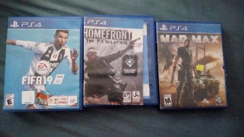 Combo Juegos Ps4 Fifa 19,18.madmax.homefront