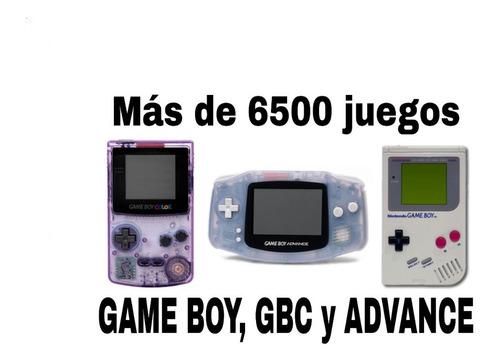 Emulador Gameboy Advance, Color Y Gameboy + 6500 Juegos