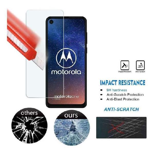 Film Vidrio Templado Plano Glass Motorola Moto One Vision