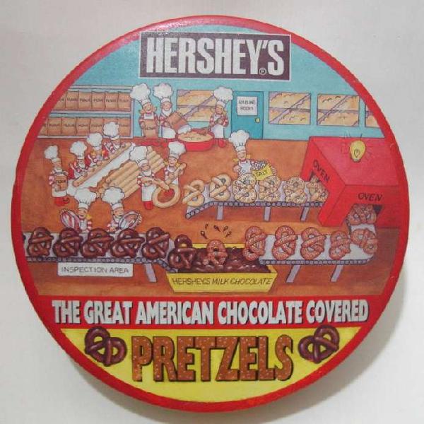 Hershey Pretzels Chocolate Lata Vacía
