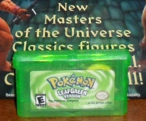 Juego Game Boy Advance Pokemon Leaf Green Graba Partidas