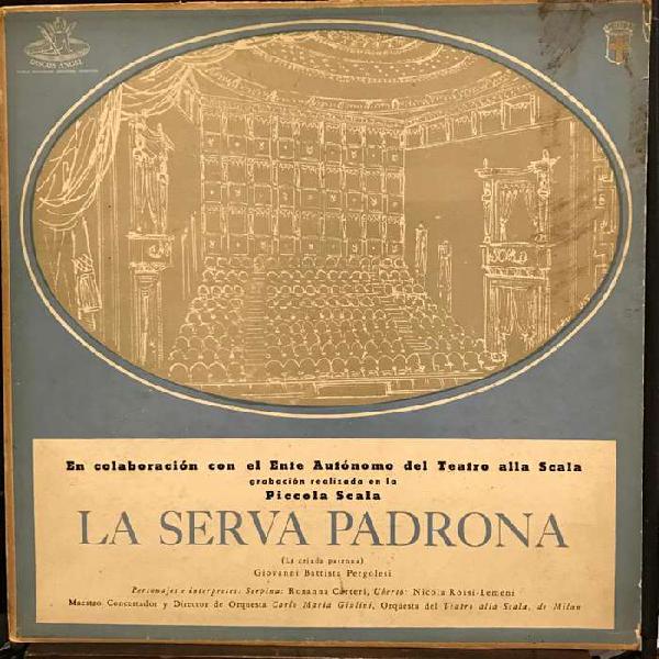 LP de Orquesta del Teatro Alla Scala año 1956