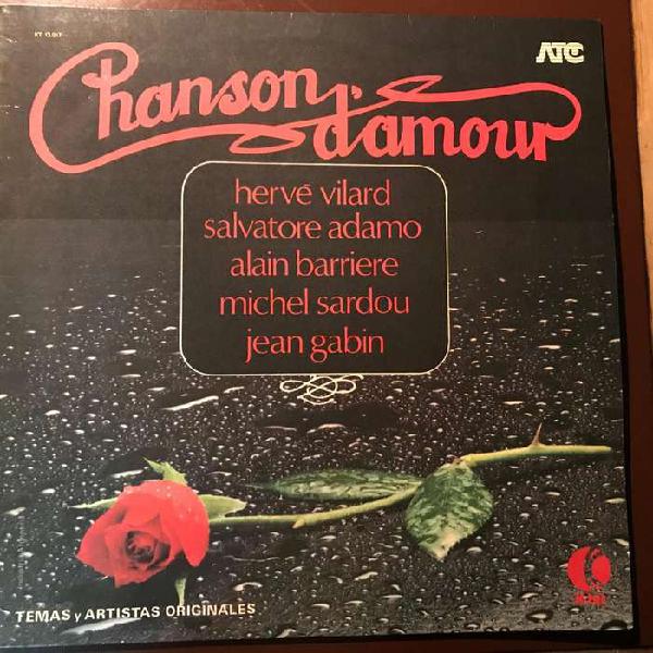 LP de intérpretes varios Chanson d´amour año 1981