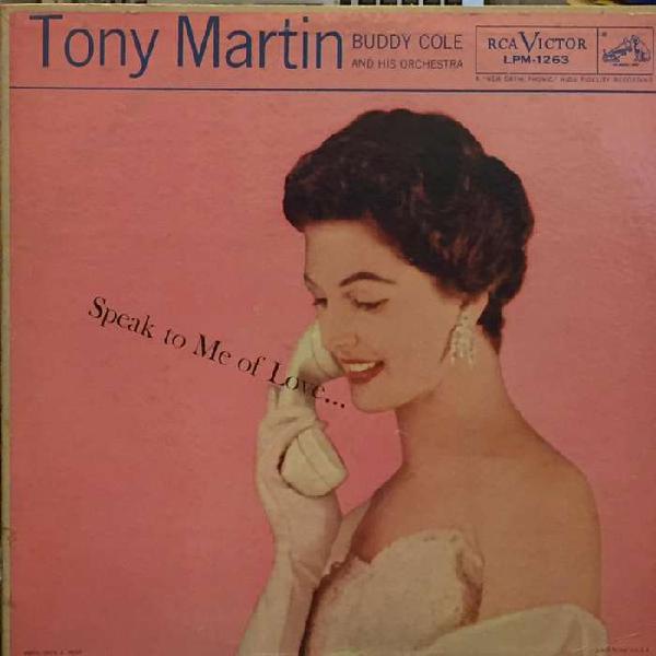 LP estadounidense de Tony Martin año 1956