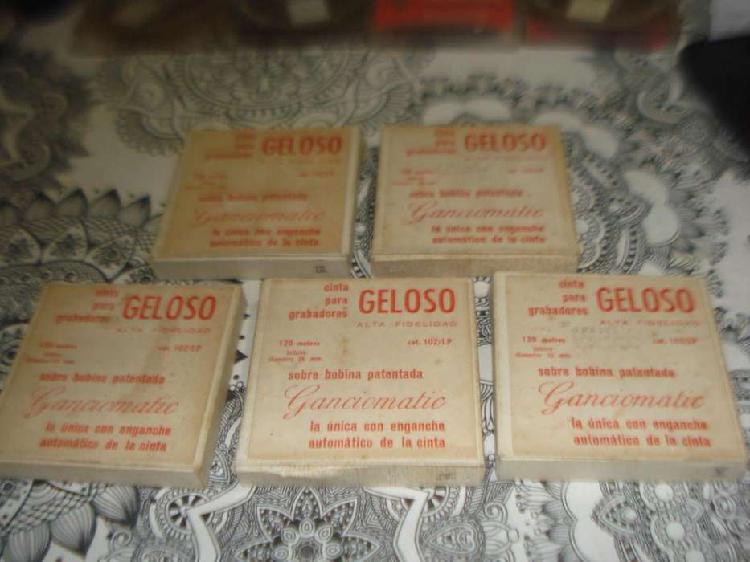 Lote De 5 Cintas Grab Geloso Ganciomatic No Envio