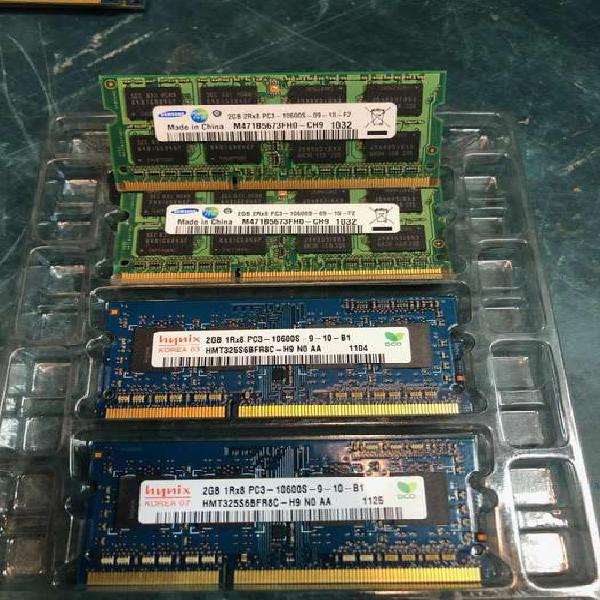 Memorias DDR3 2GB ( NOTEBOOK )
