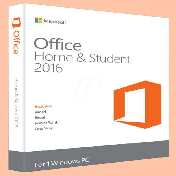 Microsoft Office 2016 Hogar y Estudiantes- Excel, Word-