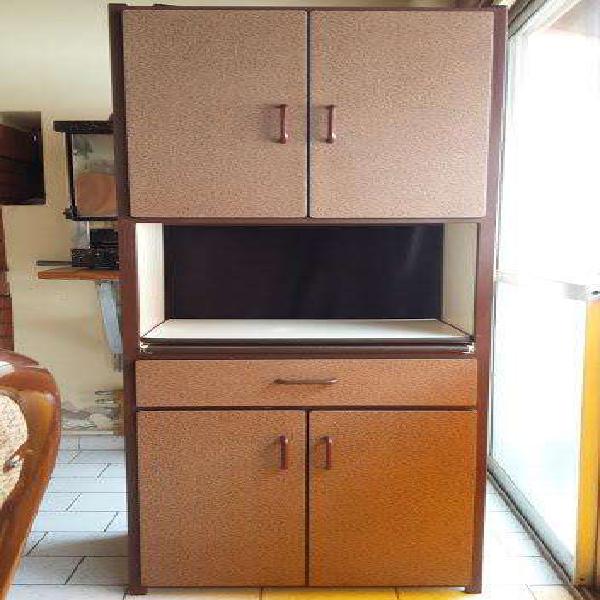 Mueble organizador multiproposito de caño con espacio para