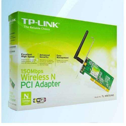 Placa Wireless Pci 2.2 Tp Link 751nd 150mbps 2dbi890