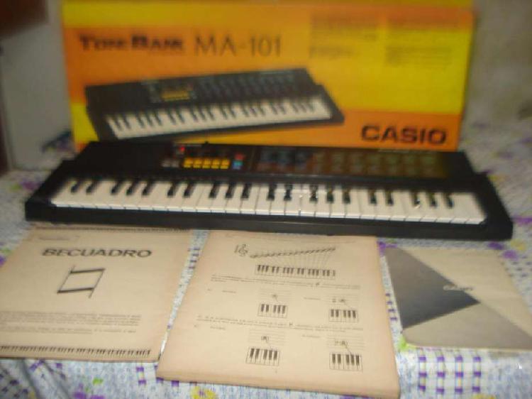 Teclado Organo Casio Ma 101 Impecable En Caja, Manuales Etc