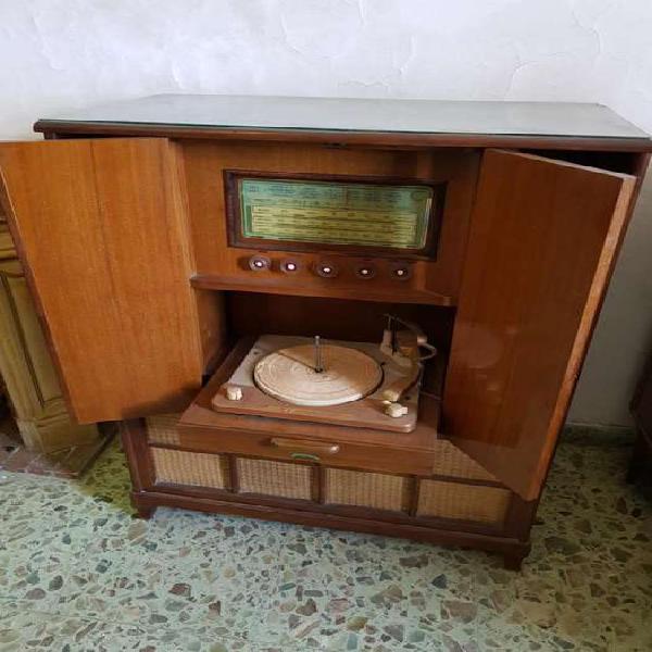 Tocadisco Combinado Mueble Antiguo