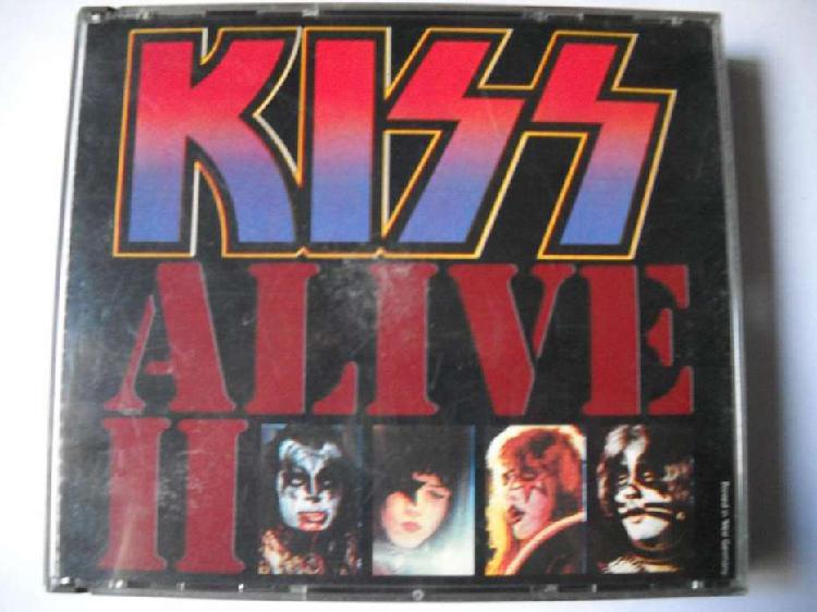 kiss alive ll 2 cd importados impecable fat box