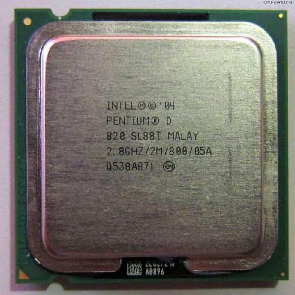 rocesador ( "CPU" ) INTEL Pentium D 820