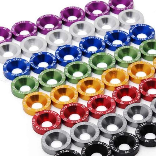 Arandelas Anodizadas D1 Spec Aluminio X6 Moto Cuatri Rp