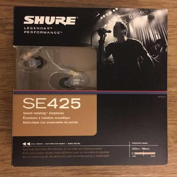 Auriculares SHURE SE425 Auricular Intraurales Inears, cable