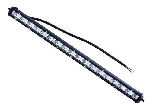 Barra Led Ultra Slim 72w 64cm 24leds 12v 24v Off Road 4x4