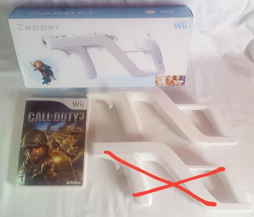 Call Of Duty 3 Juego + Zapper Accesorio Caja Nintendo Wii
