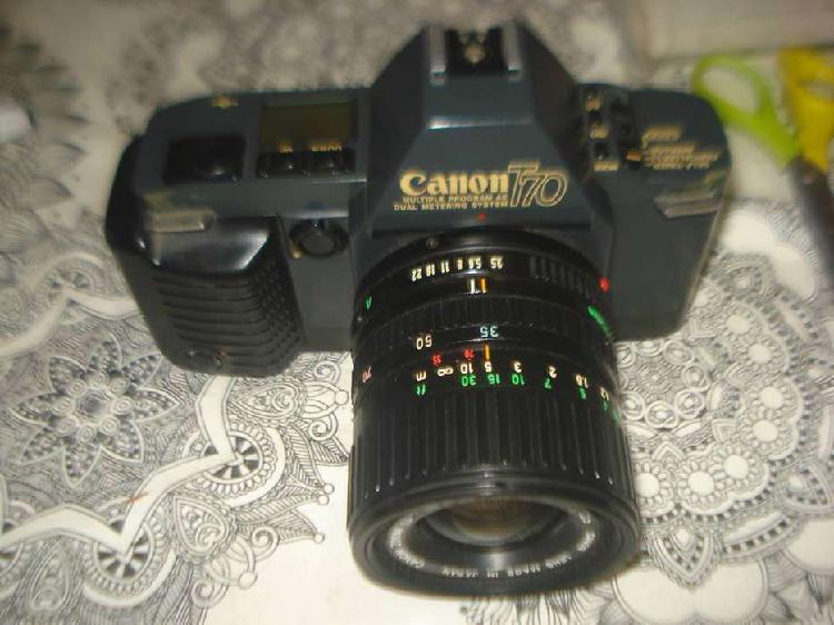 Camara Fotografica Canon T70 C/lente Y Bolso Orig No Envio