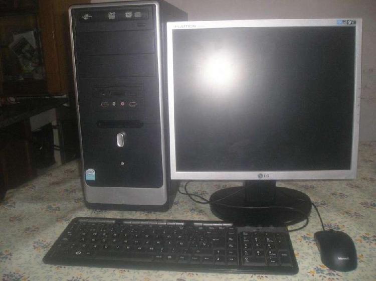 Computadora Pentium Dual Core E2160 C/monitor Lcd 17 Lg Exc.