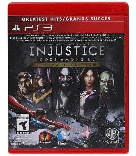 Injustice Ultimate Edition Ps3 Juego Original Fisico Sellado