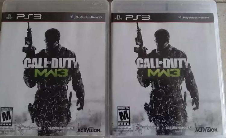 Juego Físico Original CALL OF DUTY MW3 Ps3 Play 3 ACEPTO