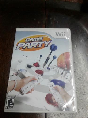 Juego Nintendo Wii Game Party Estuche Solo