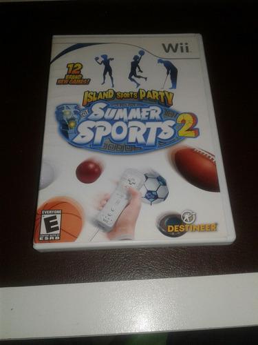 Juego Nintendo Wii Summer Sports 2 Island Sports Party