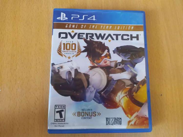 Juego PS4 Físico Overwatch Game Of The Year Edition
