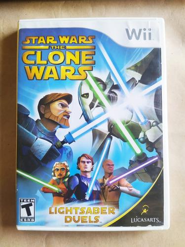 Juego Star Wars The Clone Wars: Lightsaber Duels Wii Y Wii U