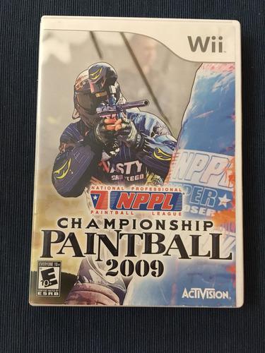 Juego Wii Original Championship Paintball 2009
