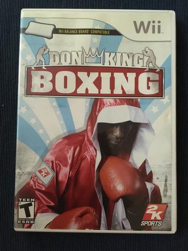 Juego Wii Original Don King Boxing