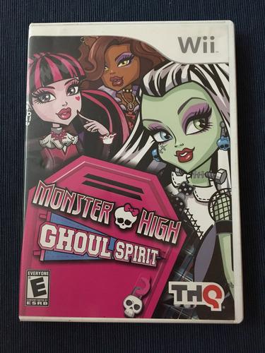 Juego Wii Original Monster High Ghoul Spirit