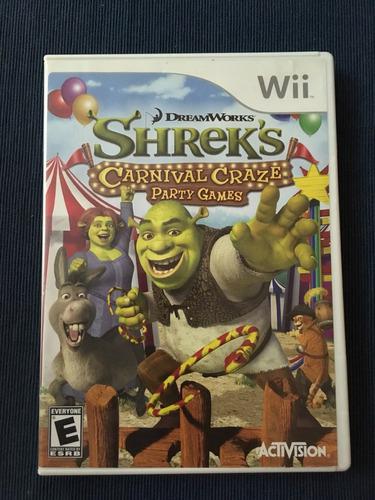 Juego Wii Shrek´s Carnival Craze Party Games.