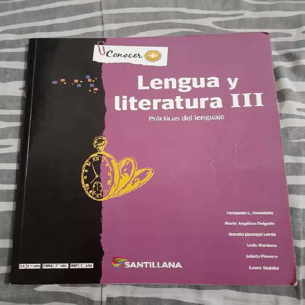 Lengua y literatura 3 santillana
